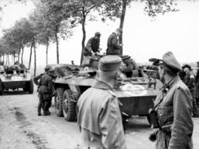 German M8 Greyhound cars