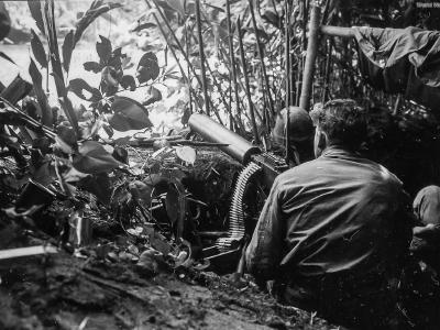 37th Infantry Division Machine Gun Crew
