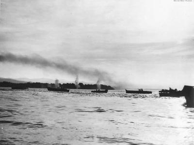 Attack on Landing Craft during November 1, 1943 Invasion of Bougainville