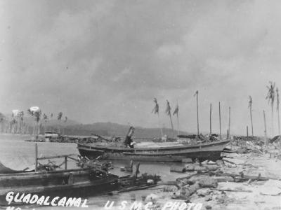 Beach Guadalcanal Campaign Solomon Islands