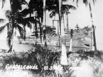 Wreckage Of Japanese Ship Guadalcanal Solomon Islands