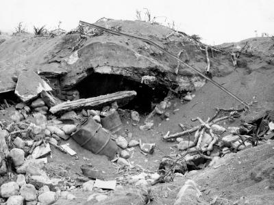 KO Japanese AT gun installation Iwo Jima