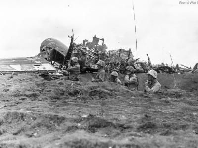 Marine Forward Observer Team 23 February 1945