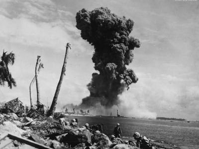 23rd Marines on Roi watch giant explosion on Namur