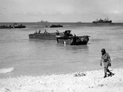 Landing Craft and LVT – Makin Atoll