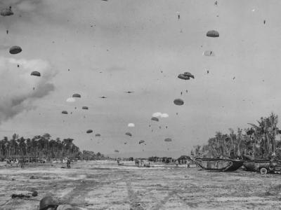 Landing at Kamiri on Noemfoor Island July 1944