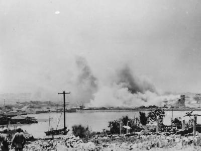 22nd Marine Regiment Prepares for Advance on Naha Okinawa