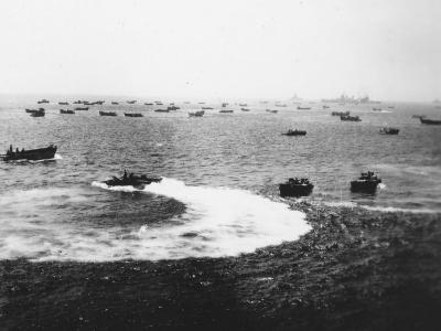 Fleet Ready to Invade Okinawa