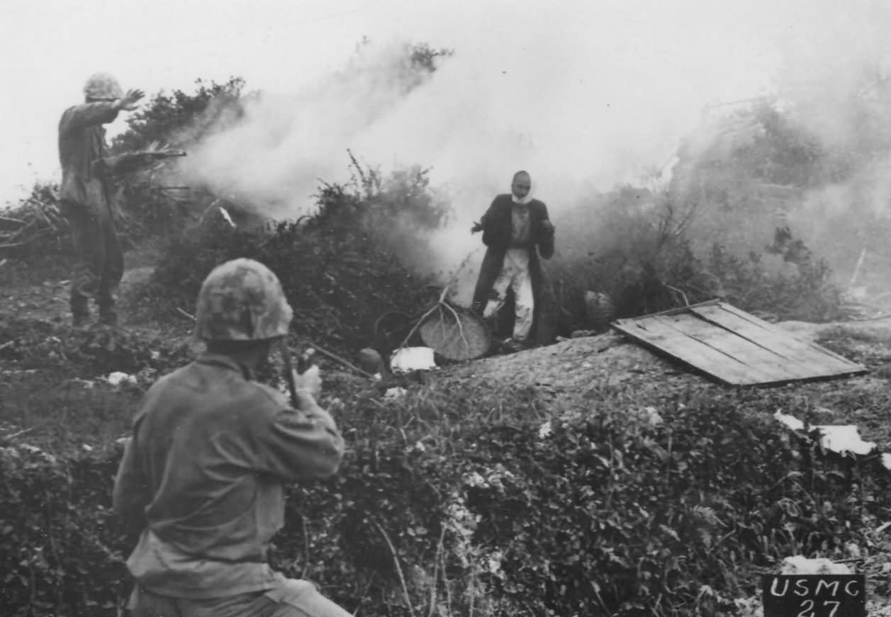 Japanese Prisoner Pow On Okinawa 1945 | World War Photos