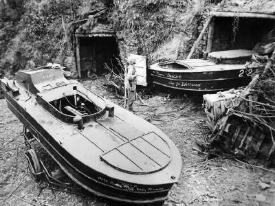 Japanese Shinyo class Suicide Motorboat on Okinawa
