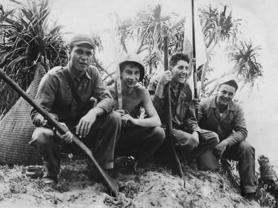 Marines Display Japanese Souvenirs on Okinawa