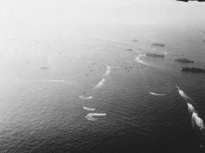 Okinawa Invasion fleet