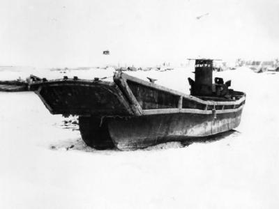 Japanese landing craft Peleliu