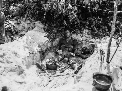 Marine Combat Photographer on Peleliu