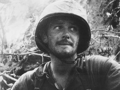 Marine during Battle on Peleliu