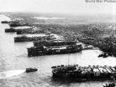 Dulag Beachhead D-Day Plus 3 Philipines 1944