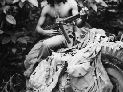 Philippine Guerrilla scout operating with 24th Division Recon Squad Mindanao