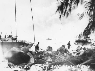 LVT Amtrac Battle of Saipan June 1944