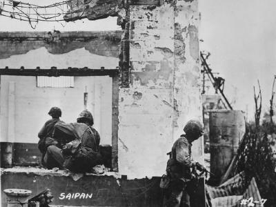US troops Battle of Saipan June 1944