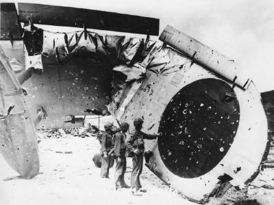 Japanese Kawanishi H8K Emily flying boat wreck Saipan 1944