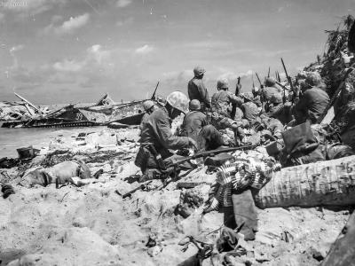 2nd Marine Division LVT wreck Betio Island