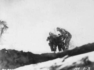 Wounded Marine Battle Of Tarawa 1943
