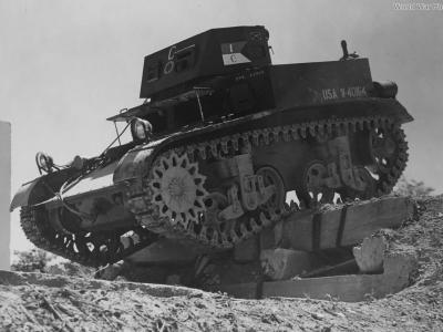 Combat Car M1 40164 during testing