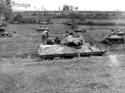 Wolverines of the 818th Tank Destroyer Battalion France