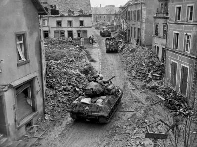 M10 M4 Jeep And 2 1/2 Ton Truck of 76th Infantry Division Speicher 1945