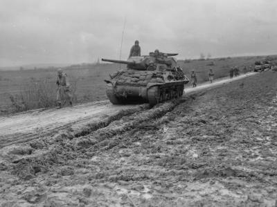 M10 Wolverine Tank Destroyer Halloville France November 1944