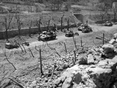 M10s in Valente Italy 2 June 1944
