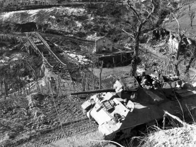 M10 of 701st TD North Apennines. 3 March 1945