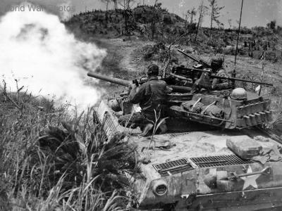 M18 Hellcat of the 306th Anti-tank Company Okinawa 11 May 1945