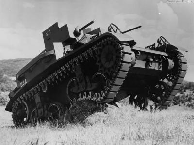 M2A3 light tank during testing 3