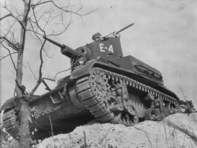 M2A4 during maneuvers at Fort Benning 1941