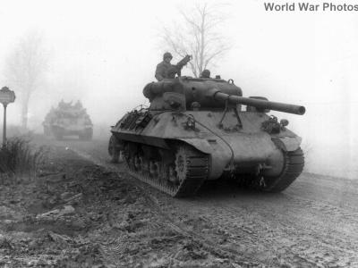 M36 of the 703rd Tank Destroyer Battalion Werbomont, Belgium, 20 December 1944