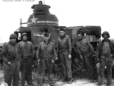 Crew of M3 tank at Souk el Arba, November 1942