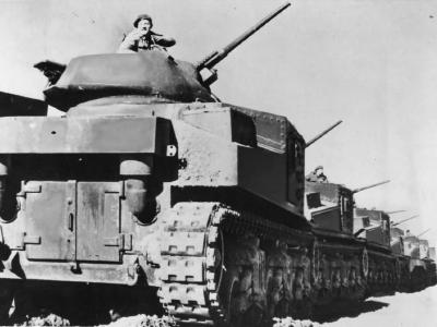 M3 Grant Mk III Tanks of Australian 1st Armoured Division