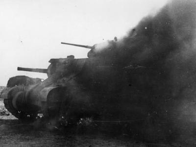 M3 Lee tank in Africa