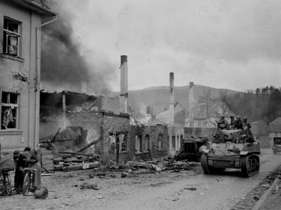 M5 from 3rd Armored Division Ludwigshuette 29 March 1945