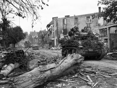 M5A1 Stuart of the 4th Armored Division Coutances 1944