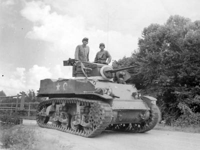 M5 Stuart tank 2nd Armored Division