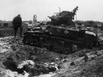 ex Soviet M3 Stuart (М3 лёгкий)