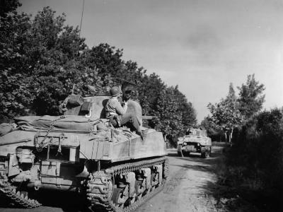 M4 Sherman Tanks near Rome 1944