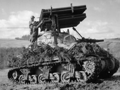 T34 Calliope Rocket Launcher Sherman 3rd Army