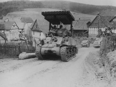 T34 Calliope Rocket Launcher april 1945