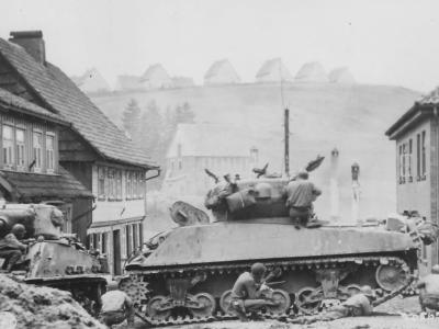 M4A3 Sherman tank St Andreasburg Germany 1945