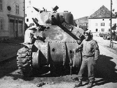 M4 75mm gun tank destroyed