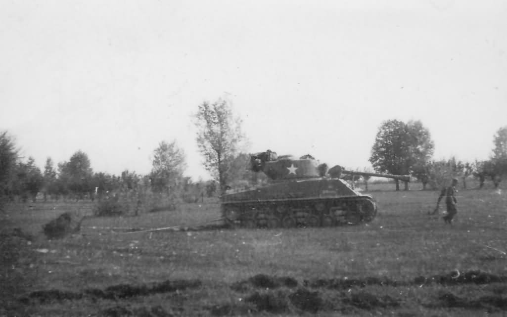 M4 Sherman HVSS Of 752nd Tank Battalion In Field Italy