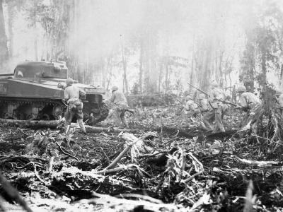 M4 Sherman „Lucky Legs II” of the 754th Tank Battalion Bougainville 1944